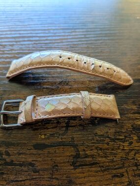 Michele Snakeskin Watch Band